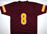 Brian Robinson Jr. Autographed Maroon Pro Style Jersey-Beckett W Hologram *Black