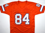 Shannon Sharpe Autographed Orange Pro Style Jersey- Beckett W Hologram *Black