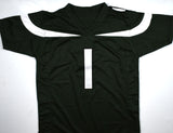 Ahmad Sauce Gardner Autographed Green Pro Style Jersey- Beckett W Hologram