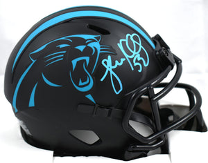 Luke Kuechly Autographed Panthers Eclipse Speed Mini Helmet - Beckett W Hologram