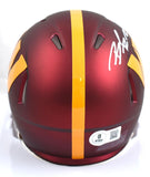 Brian Robinson Jr. Signed Washington Commanders Speed Mini Helmet-Beckett W Holo