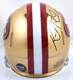 Ken Norton Jr. Autographed San Francisco 49ers Speed Mini Helmet - Prova *Black