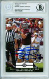 2014 Leaf TRISTAR Promo #SPJM1 Johnny Manziel RC A&M BGS Autograph 10