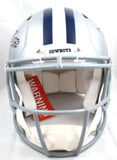Emmitt Smith Autographed Cowboys F/S Speed Authentic Helmet - Beckett W Hologram