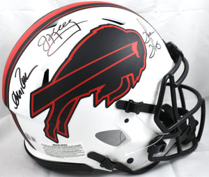 A. Reed J. Kelly T. Thomas Signed Bills F/S Lunar Speed Auth Helmet- Beckett W