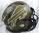 A. Reed J. Kelly T. Thomas Signed Bills F/S Salute Speed Auth Helmet- Beckett W