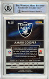 2015 Panini Prizm #201A Amari Cooper RC Raiders BAS Autograph 10