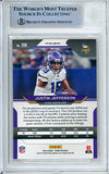 2020 Panini Orange Disco #398 Justin Jefferson RC Minnesota Vikings BAS Auto 10