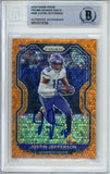 2020 Panini Orange Disco #398 Justin Jefferson RC Minnesota Vikings BAS Auto 10