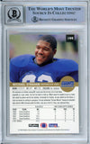 1993 Skybox Premium #144 Michael Strahan RC New York Giants BAS Autograph 10