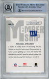 2005 Donruss Classics Membership Silver #MS22 Michael Strahan Giants BAS Auto 10