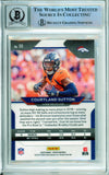 2020 Panini Prizm #111 Courtland Sutton Broncos BAS Autograph 10