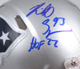 Richard Seymour Autographed Patriots Speed Mini Helmet w/HOF - Beckett W Holo