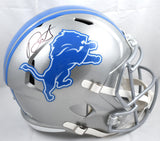 David Montgomery Autographed Detroit Lions F/S Speed Helmet-Beckett W Hologram