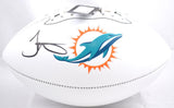 Tyreek Hill Autographed Miami Dolphins Logo Football-Beckett W Hologram *Black