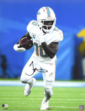 Tyreek Hill Autographed Miami Dolphins 16x20 White Jersey Photo- Beckett W Holo