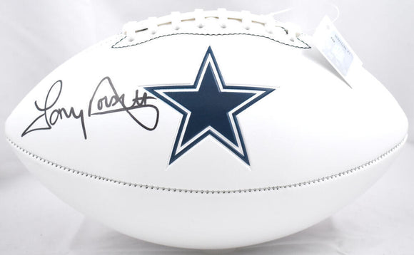 Tony Dorsett Autographed Dallas Cowboys Logo Football- Beckett W Hologram *Black