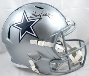 Tony Dorsett Autographed Dallas Cowboys F/S Speed Helmet- Beckett W Hologram