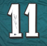 A.J. Brown Autographed Green Pro Style Jersey-Beckett W Hologram *Black