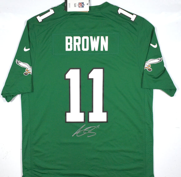 A.J. Brown Autographed Philadelphia Eagles Nike Game Jersey - Beckett W Holo