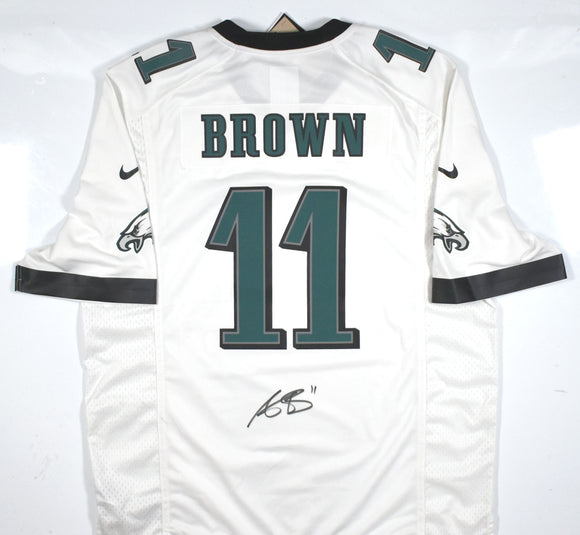 AJ Brown Signed Philadelphia Eagles White Nike Game Jersey - Beckett W Holo