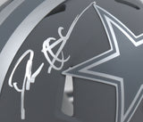 Deion Sanders Autographed Dallas Cowboys Slate Speed Mini Helmet-Beckett W Holo