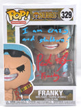 Patrick Seitz Autographed Funko POP One Piece Franky w /Inscription #329- JSA #9