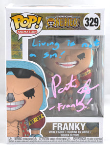 Patrick Seitz Autographed Funko POP One Piece Franky w /Inscription #329-JSA #10