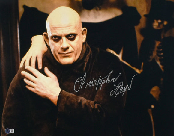 Christopher Lloyd Signed 16x20 Uncle Fester Photo- Beckett W Hologram *Silver #3