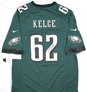 Jason Kelce Autographed Philadelphia Eagles Midnight Green Nike Game Jersey- PSA