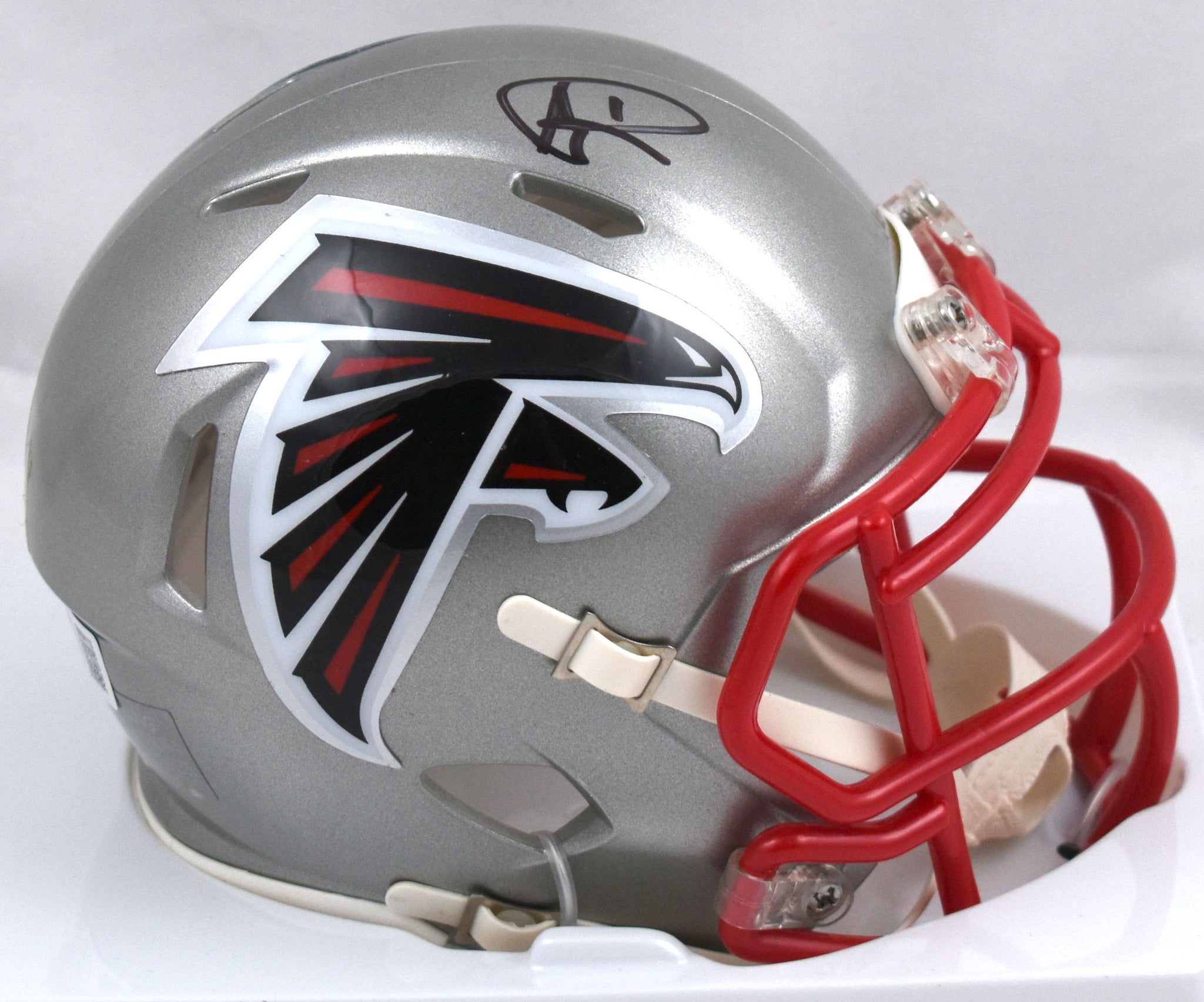 Mini Casque De Football Américain Dédicacé Deion Sanders Atlanta Falcons - Certifié Beckett