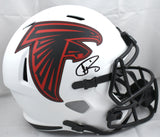 Andre Rison Autographed Atlanta Falcons F/S Lunar Speed Helmet-Beckett W Holo