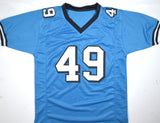 Julius Peppers Autographed Tar Heel Blue College Style Jersey - Beckett W Holo