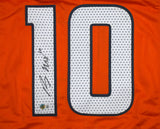 Bo Nix Autographed Orange Pro Style Jersey - Beckett W Hologram *Black