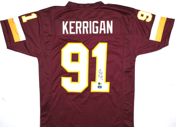 Ryan Kerrigan Autographed Maroon Pro Style Jersey - Beckett W Hologram *Black