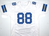Michael Irvin Autographed White Pro Style Stat Jersey - Beckett W Hologram