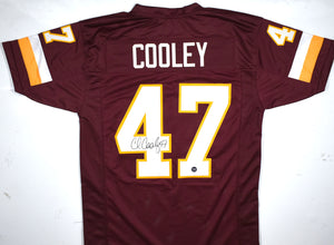 Chris Cooley Autographed Maroon Pro Style Jersey - Prova *Black