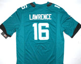 Trevor Lawrence Autographed Jacksonville Jaguars Nike Teal Game Jersey- Fanatics