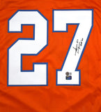 Steve Atwater Autographed Orange Pro Style Jersey w/HOF - Beckett W Hologram