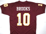 Derrick Brooks Autographed Maroon College Style Jersey - Beckett W Hologram