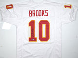 Derrick Brooks Autographed White College Style Jersey - Beckett W Hologram