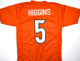 Tee Higgins Autographed Orange Pro Style Jersey - Beckett W Hologram *Black