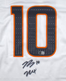 Bo Nix Autographed Denver Broncos Nike Game White Jersey - Beckett W Hologram