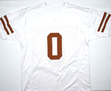 Ja'Tavion Sanders Autographed White College Style Jersey - Beckett W Hologram