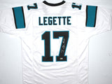 Xavier Legette Autographed White Pro Style Jersey - Beckett W Hologram *Silver