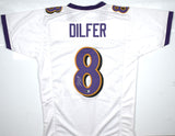 Trent Dilfer Autographed White Pro Style Jersey - Beckett W Hologram *Silver