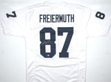 Pat Freiermuth Autographed White College Style Jersey - Beckett W Hologram