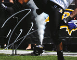 Ray Lewis Signed Baltimore Ravens 8x10 Dance Photo - Beckett W Hologram *White