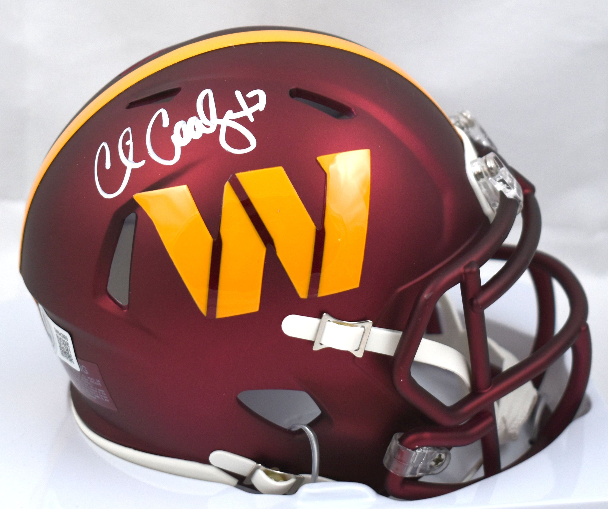 chris football helmet Chris Cooley Signed Washington Commanders Speed Mini Helmet-Beckett W – The Jersey Source