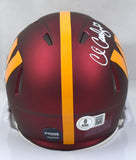 Chris Cooley Signed Washington Commanders Speed Mini Helmet-Beckett W Hologram